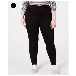 Levi's 721 Plus Size High Rise Millennial Dark Wash Denim Skinny Jeans Size 26W